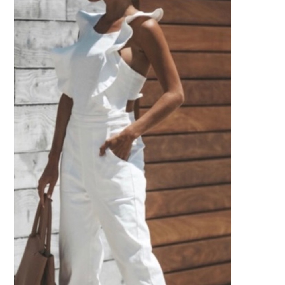 White Vici jumpsuit